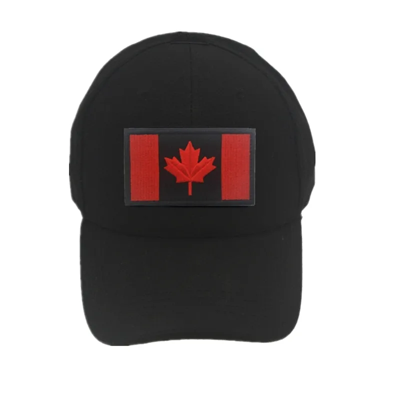 Canada Flag Badges Patches Military Tactical Armbands Embroidery Patch for Caps Bags Clothes Accessories Decorative Insignia