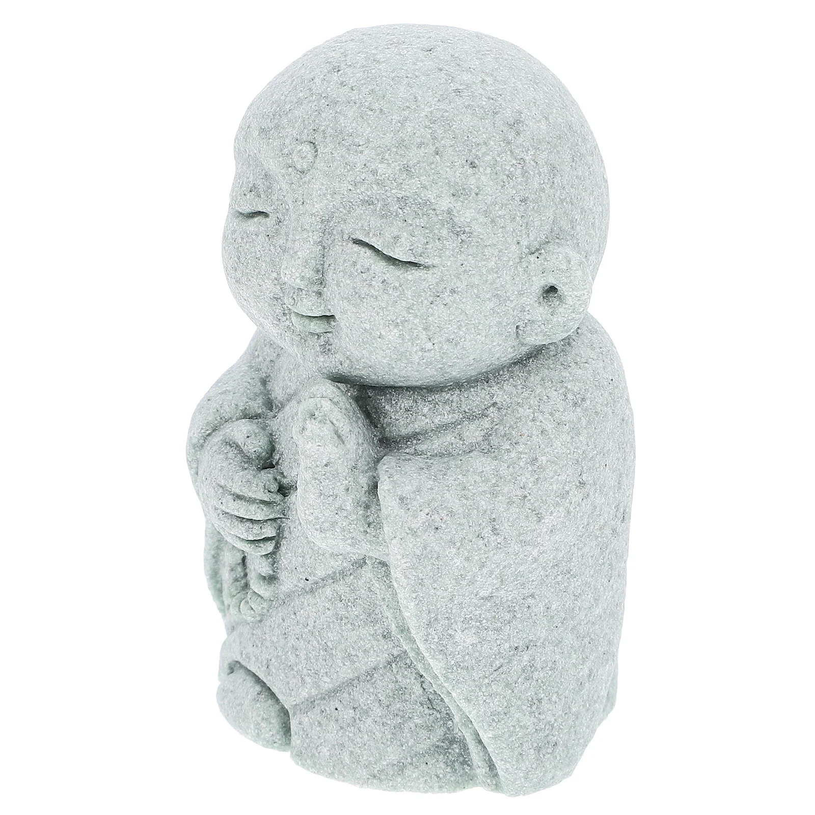 تمثال بوذا حجم صغير ديكور الحجر الرملي خمر تصميم معقد هدية الصحوة الروحية ديكور المنزل حديقة تمثال بوذا