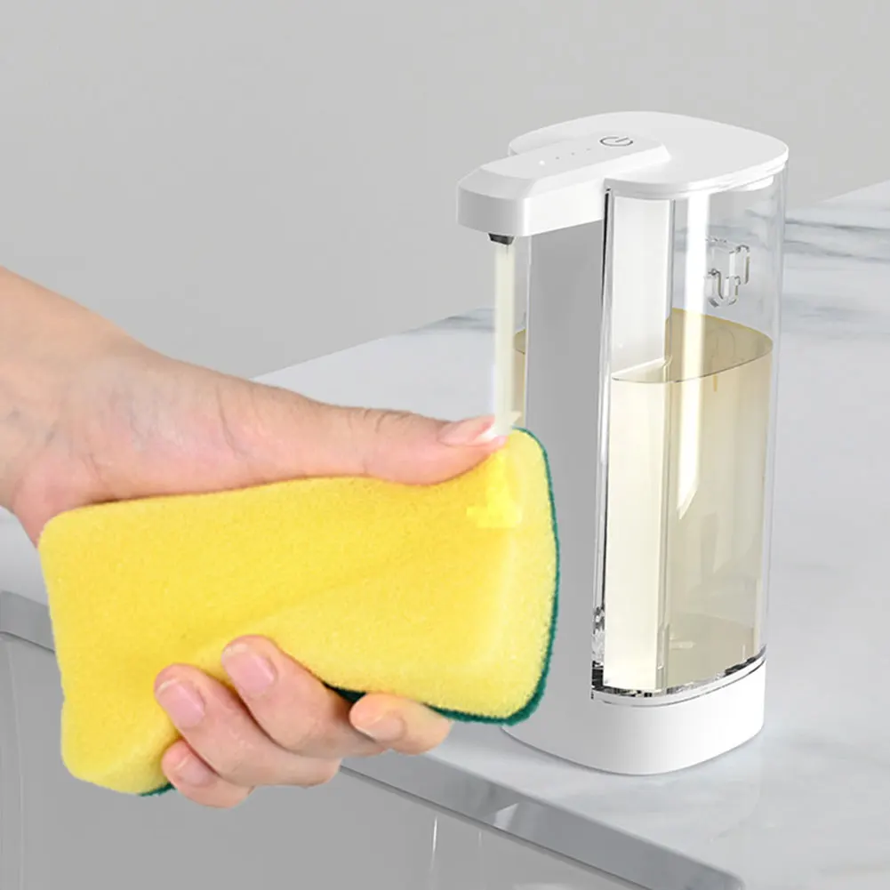 

Automatic Soap Dispenser Touchless Electric Soap Dispenser Wall Mount Hands Free Auto Soap Dispenser for Kitchen Bathroom