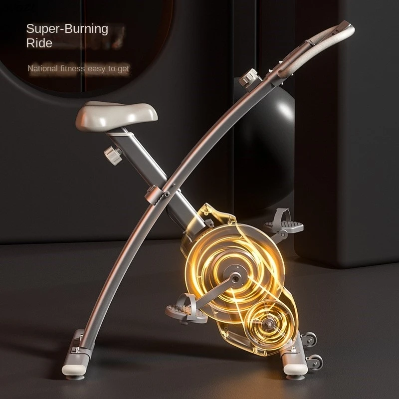 OVOZI دراجة رياضية قابلة للطي المنزل التحكم المغناطيسي فائقة الهدوء داخلي ركوب الدراجات معدات الصالة الرياضية Maquina De Ejercicios حار جديد #2
