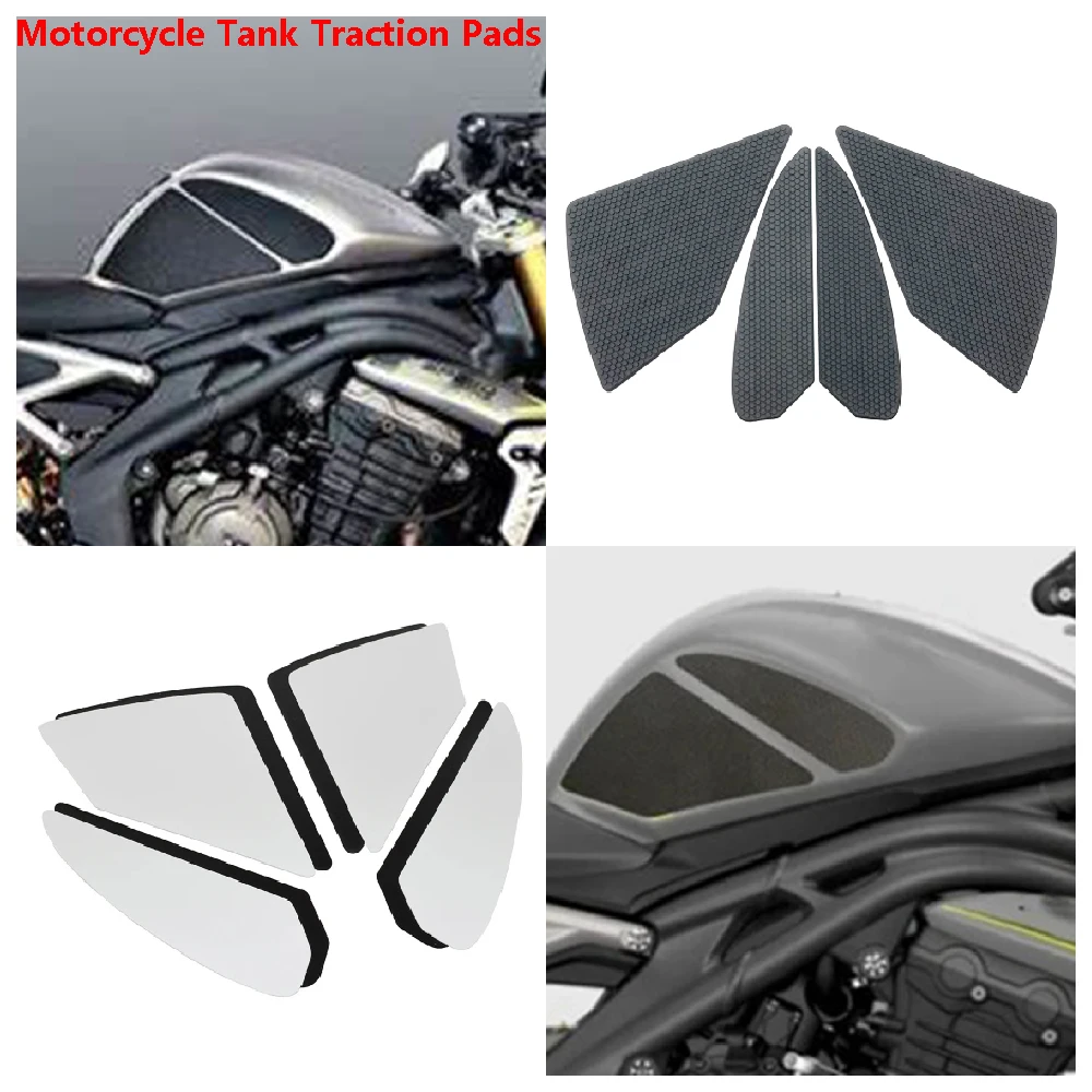 

Motorcycle Tank Grip Pad For Triumph 1200 Speed Triple 1200RS 1200RR ABS 2021-2024 FuelTank Side Knee Traction Anti Slip Pads