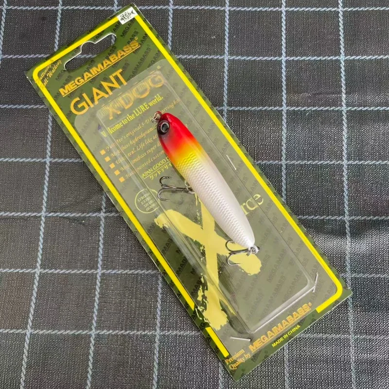

9142megaimabass New puppet water surface pencil lure, specializing in military fish with red eyes, upturned mouth, sea carp