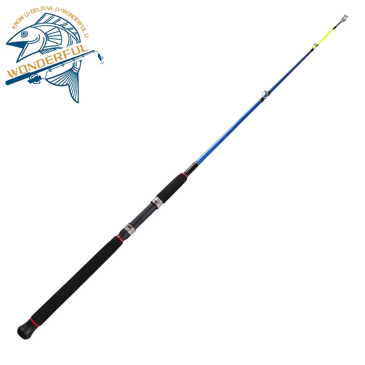 1.2m 1.65m 1.8m Glass Fiber One Section XH Power Big Game Spinning Super Hard Anchor Fishing Rod - Detail 1