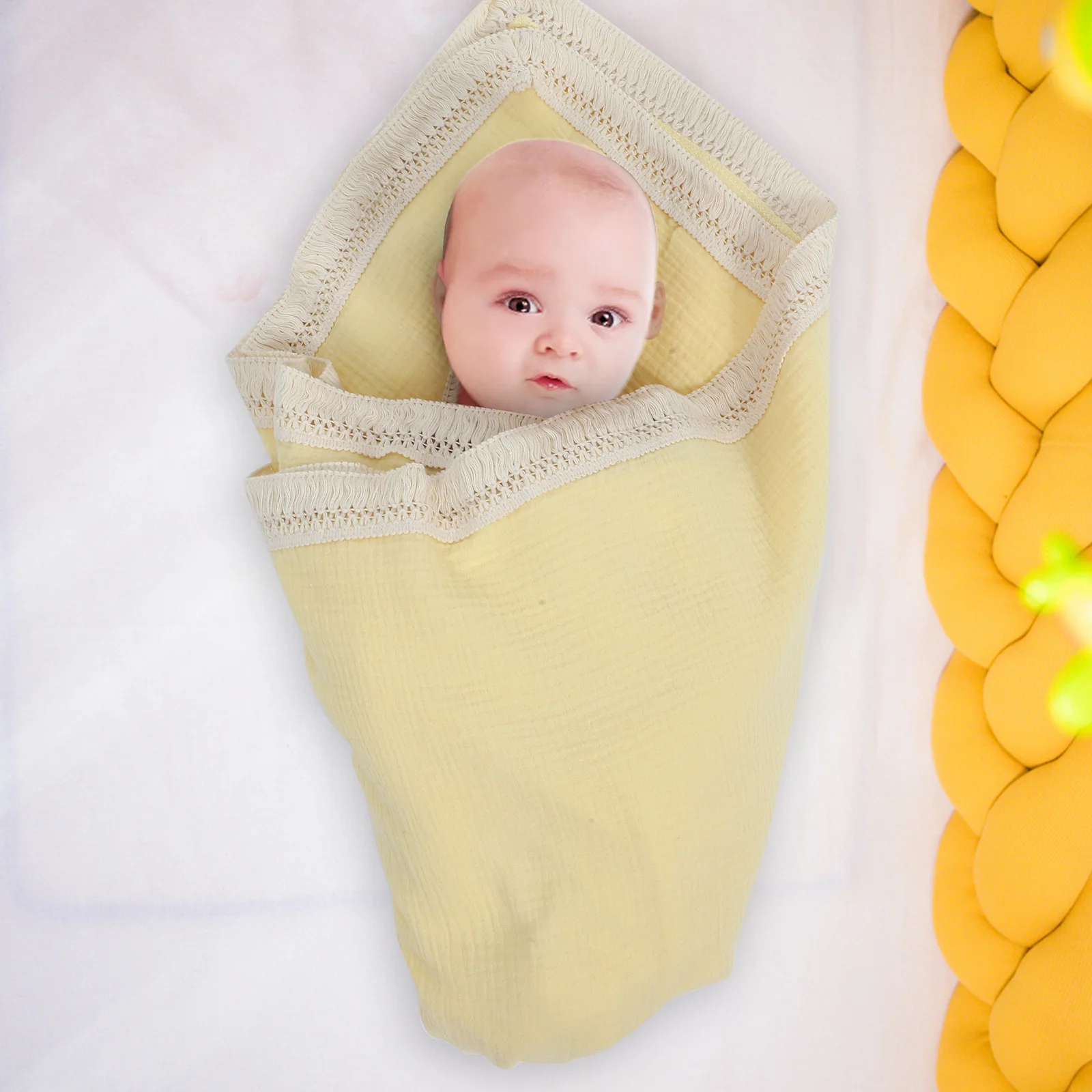 

Newborn Baby Swaddle Blanket Infant Toddler Soft Cotton Large Receiving Blanket Boy Girl Baby Swaddle Infant Receiving Blanket,