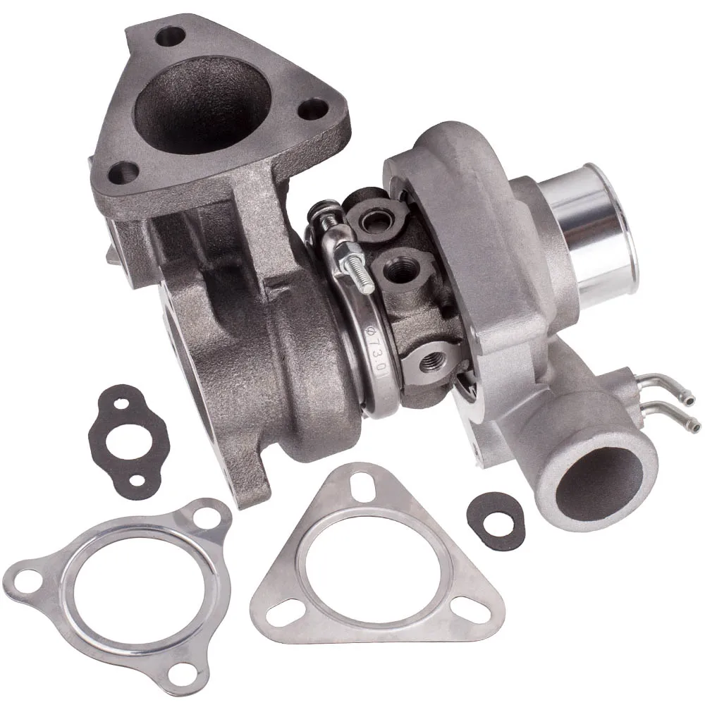 Turbo Wasserkühlung Turbolader 3 Bolzen für Mitsubishi TD04 4D56T L200 Triton 2.5L