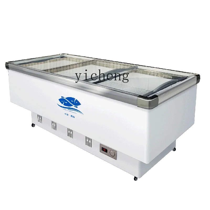 Commercial Large Capacity Freezer Refrigerator Refrigerated Display Cabinet Fresh-Keeping and Frozen Dual-Use