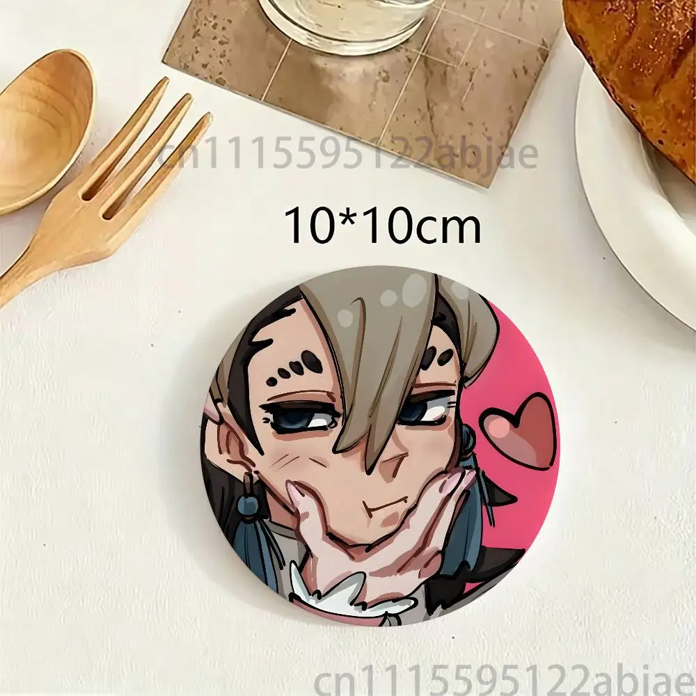 G-Gachiakuta Z-Zanka Nijiku Heat-Resistant Pine Coasters Lightweight Sturdy for All Drinkware Easy to Clean 4