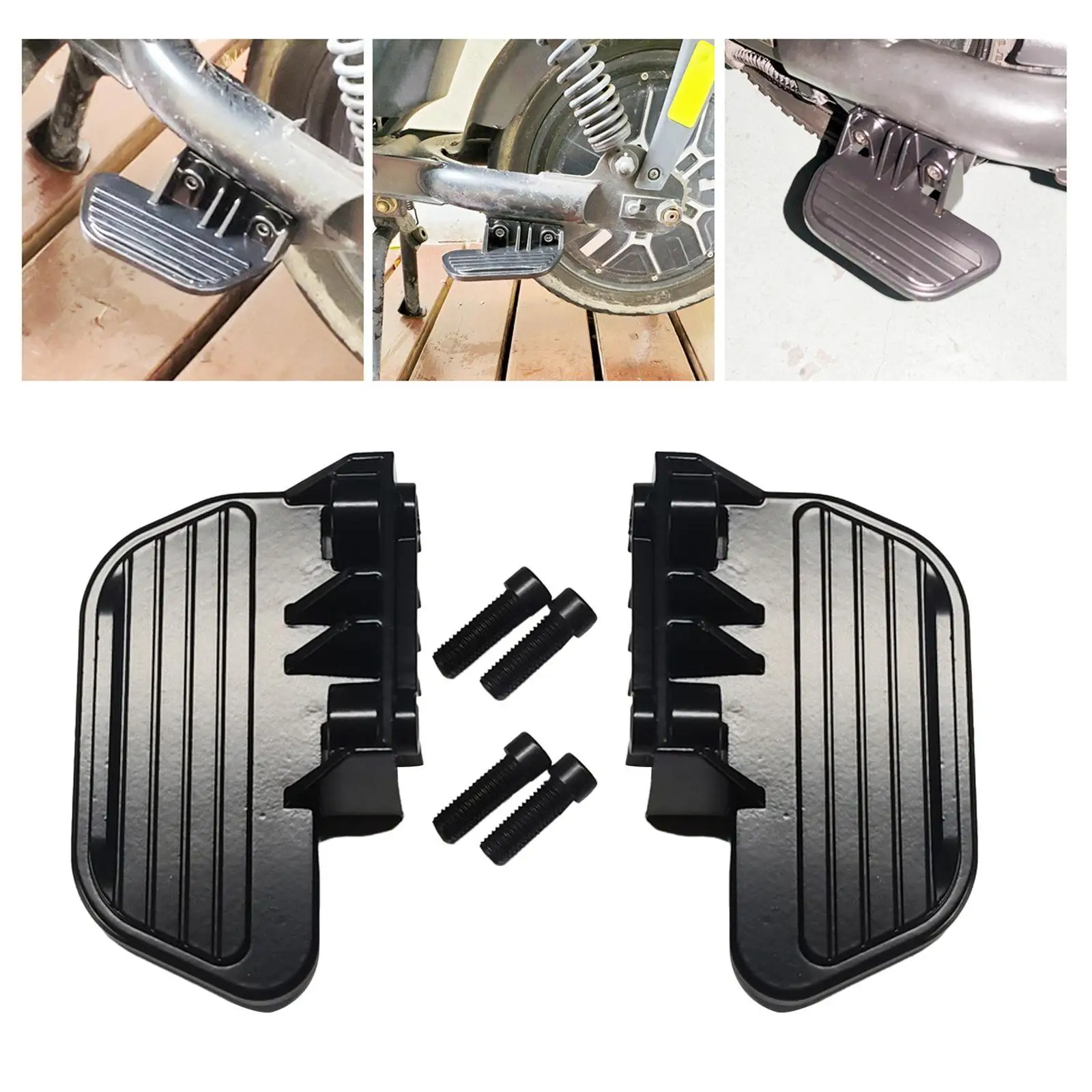 

2 шт. подножки для электрического скутера, портативные высокопроизводительные нескользящие модифицированные детали, педали для крупного рогатого скота, США U1 U + детали