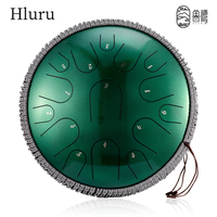 Hluru 14 Inch 15 Notes Music Drum Glucophone Steel Tongue Drum 14 Inch 11  15 Notes Ethereal Drum Percussion Instrument