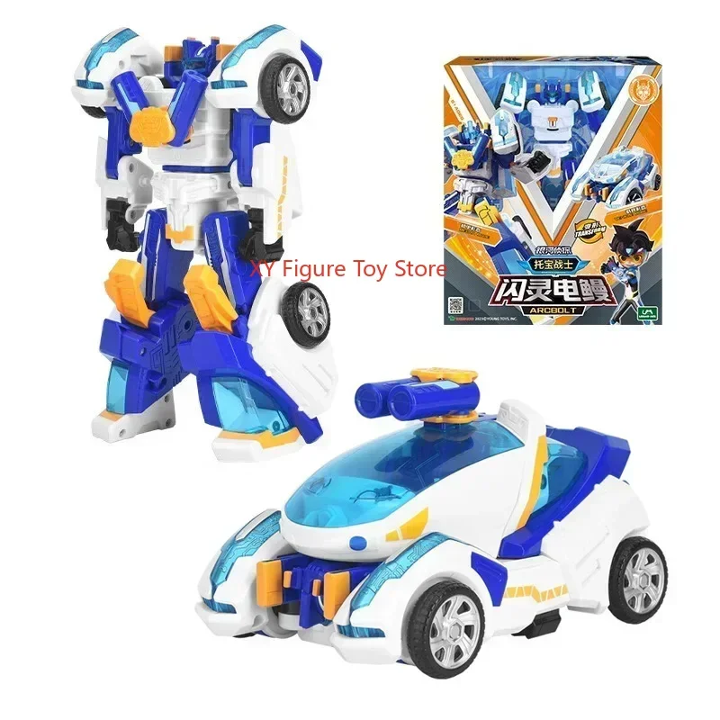 In Stock Tobot GD Paragon Transforming Robot To Vehicle Toy Korea Cartoon Brothers Anime Tobot Transformation Car Arcbolt Toys