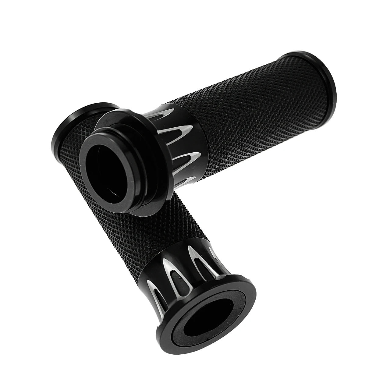 دراجة نارية 1 ''25 مللي متر مقود أسود قبضة اليد مناسبة ل هارلي للتجول ل سوفتيل لداينا CVO