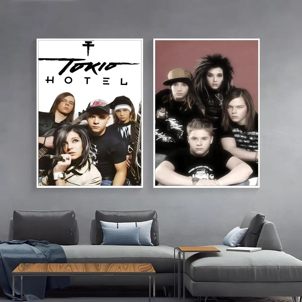 Tokio Hotel Rock Band Poster Paper Print Home Living Room Bedroom Entrance Bar Cafe Art Painting Decoration