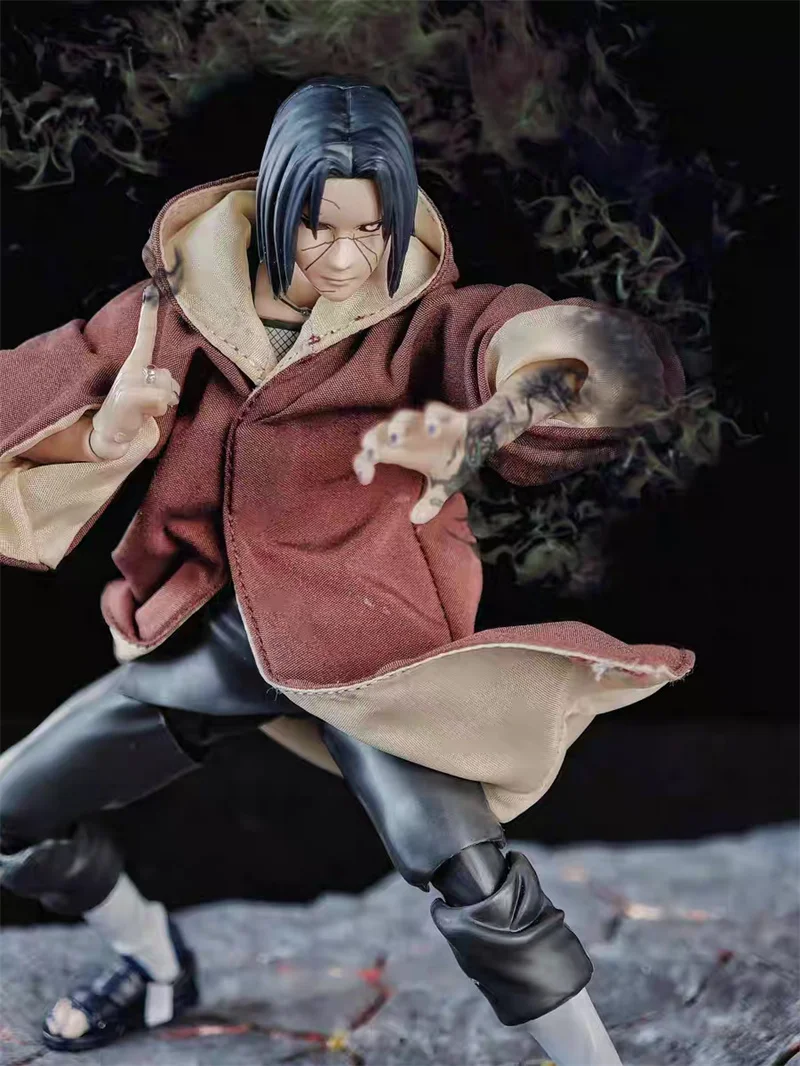 1/12 مقياس كلاسيكي أنيمي شياو منظمة Uchiha Itachi القاحل التناسخ رداء صالح 6 "shf عمل الشكل نموذج الجسم