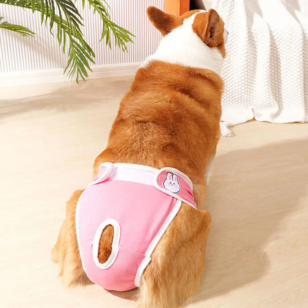 Reusable Dog Diaper Washable Dog Diaper Breathable Dog Period Pads Panties for Small-medium Dogs Feminine Pet Menstrual Pants