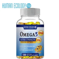 Omega-3 Fish Oil Rich In DHA and EPA, Improve Bad Mood, Relieve Stress, Strengthen The Brain, Improve Memory and Intelligence