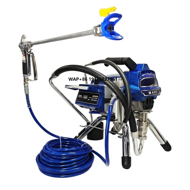 M495 High Quality Electric New Coating Decoration Tools Aluminum Painting Equipment Industrial Airless Paint Sprayer