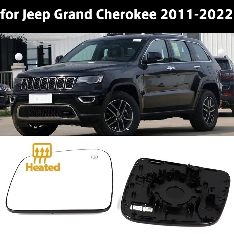 Left/Right Side Heated Rearview Mirror Fit for Jeep Grand Cherokee 2011 2012 2013 2014 2015 2016 2017 2018 2019 2020 2021 2022