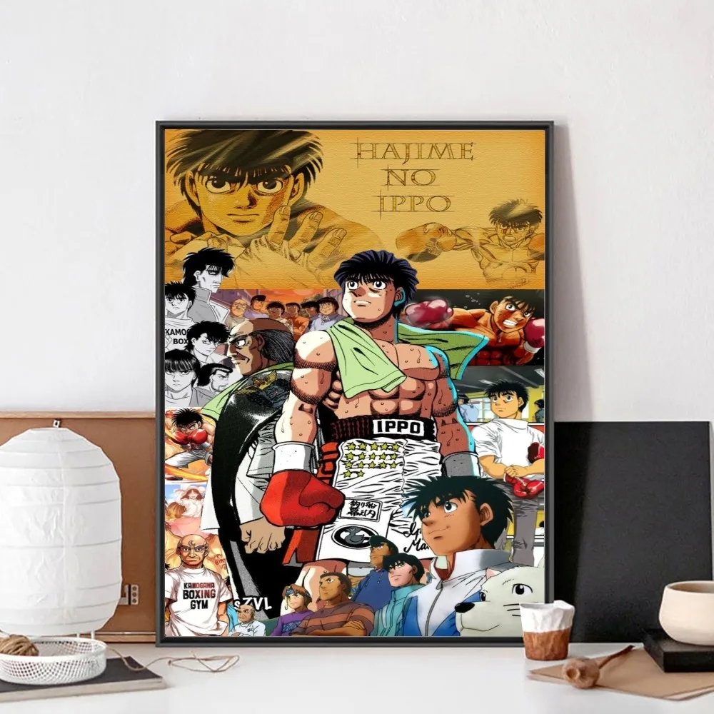 Hajime No Ippo Anime Poster No Framed Poster Kraft Club Bar Paper Vintage Poster Wall Art Painting Bedroom Study Stickers