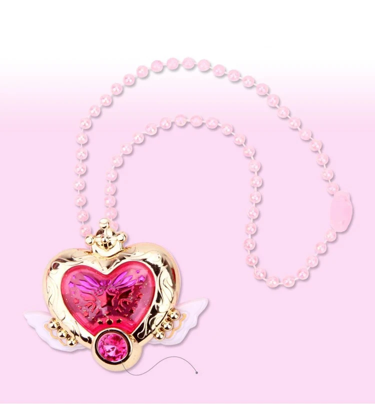 Kids Flower Fairy Magic Necklace Dream Watch Set Girl Princess Magic Colorful Light Music Necklace Magic Light-emitting Toys