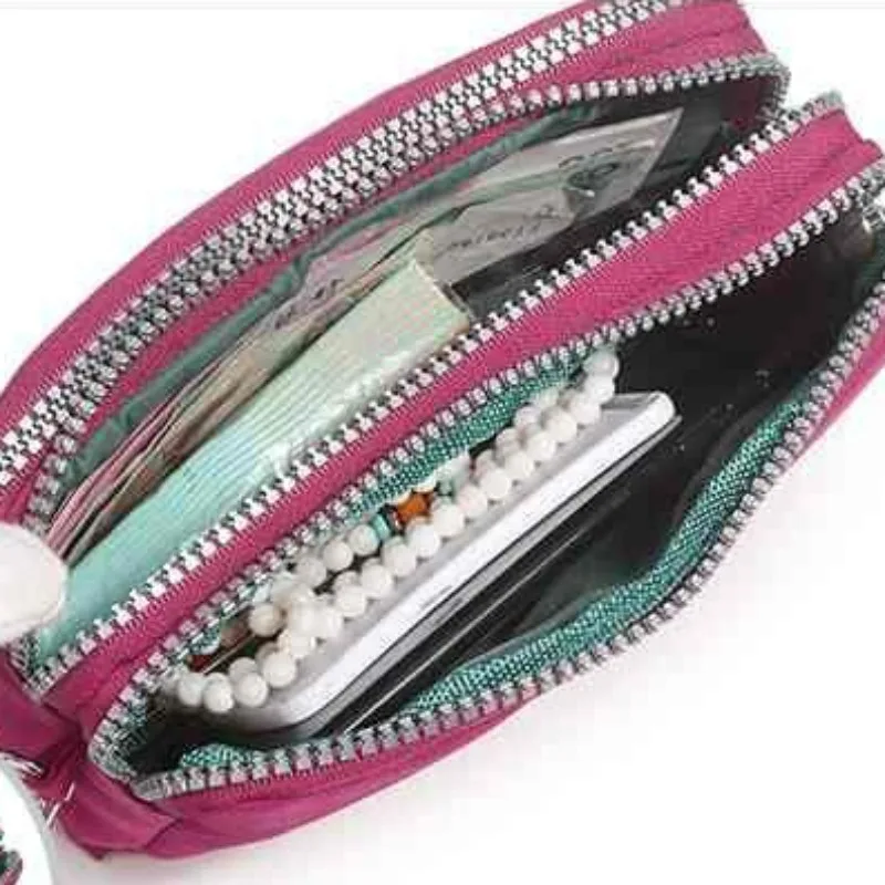 Mobile Phone Bag Women Handbag Multi-Layer Coin Purse Mobile Phone Bag New Mini Bag Women Wallet