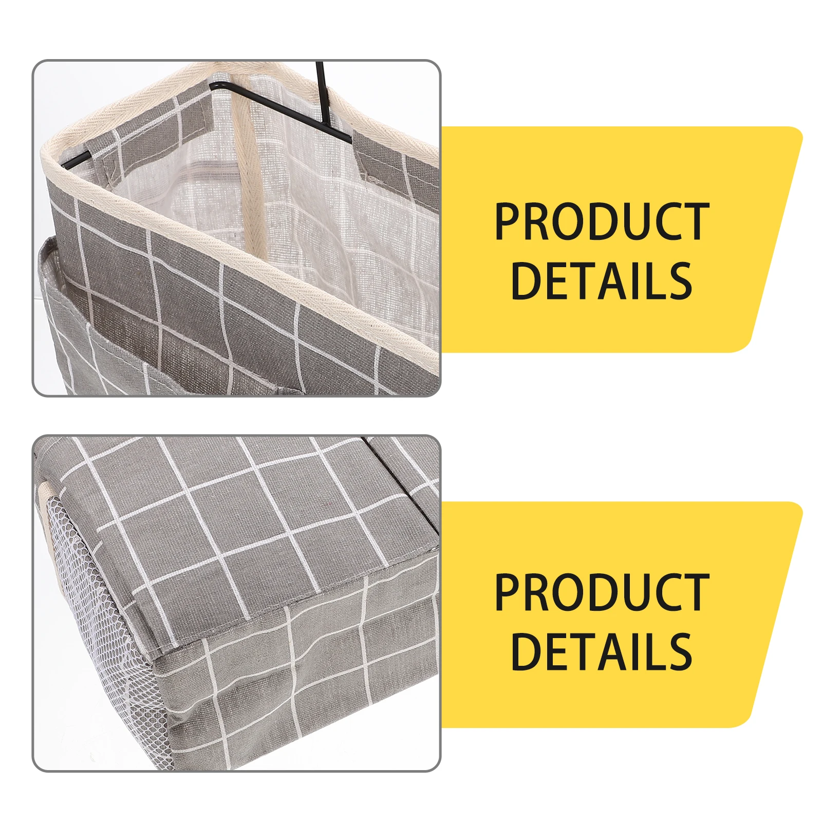 

Hanging Bedside Storage Pouch Polyester Dormitory Organizer Multipurpose Sundries Organizer Holder Suitable for Bedroom Bathroom