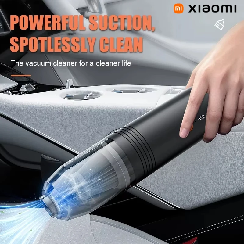 Xiaomi Car Vacuum Cleaner Electric Household Mini Portable High Power Handheld Wireless Powerful Dust Remover Deep Cleaning Hot