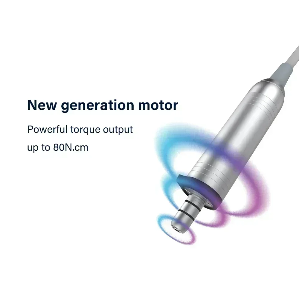 COXO C-Sailor Pro Implant Motor with Fiber Optic Contra Angle Providing Bright LED Light and Powerful Irrigation System Control