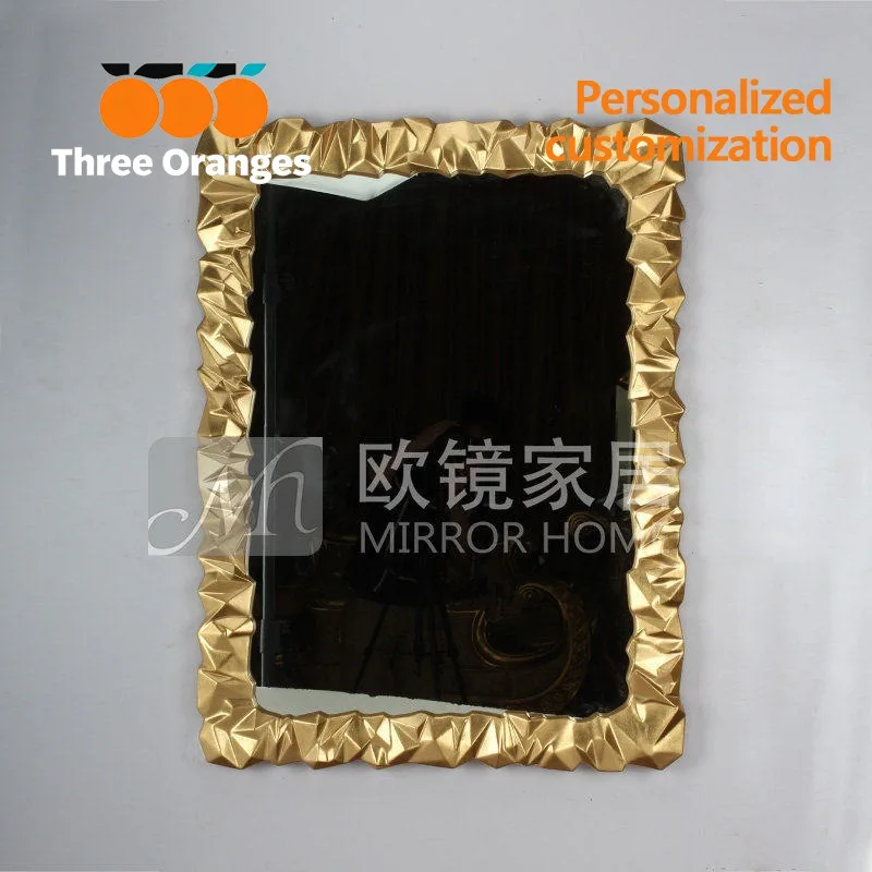 1.02M French gold, silver light luxury modern washstand wall hanging makeup dressing bathroom mirror