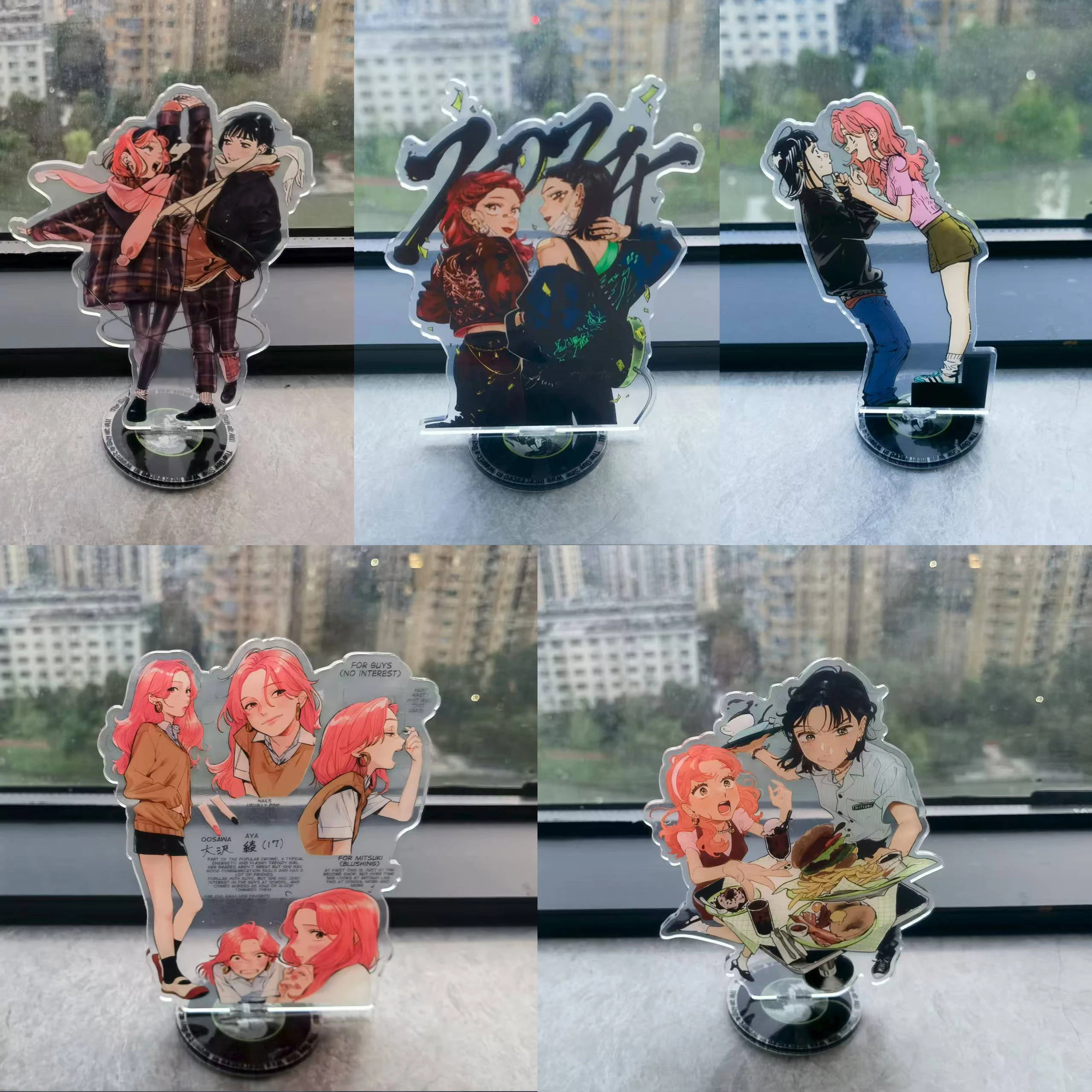 Anime The Guy She Was Interested In Wasn’t A Guy At All 15cm Koga Mitsuki Oosawa Aya Joe Kanna Acrylic Stand Birthday Fans Gift