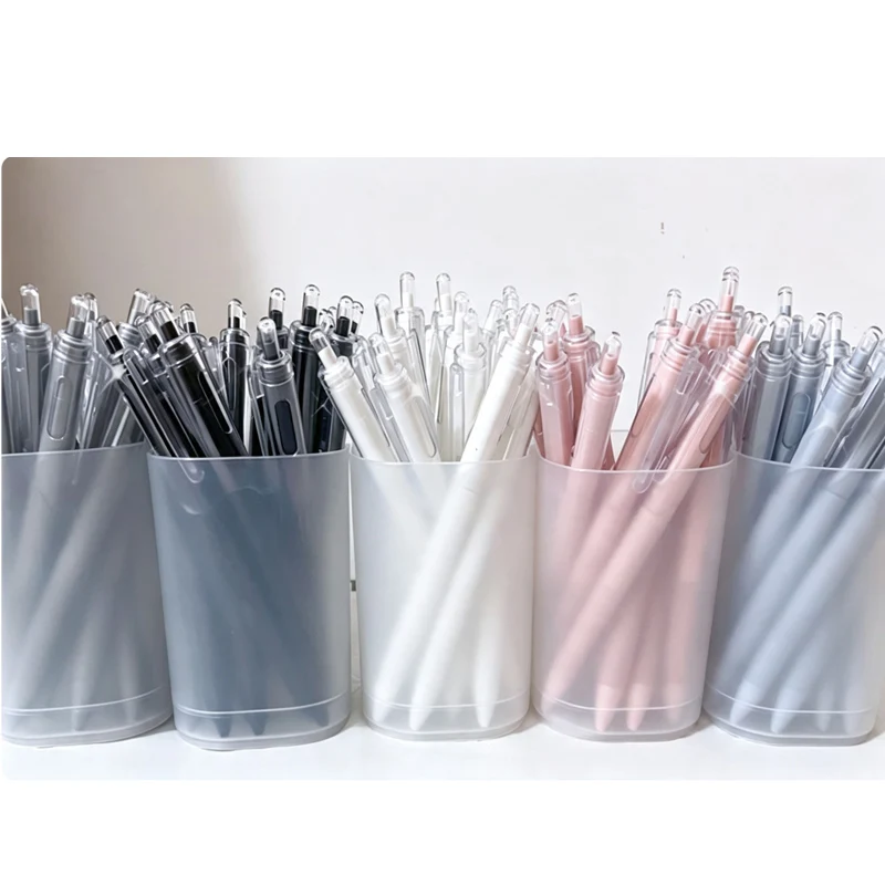 Butterfly Ballpoint Pen Twist Neutral Pen Gradient High Beauty Signature Speed Drying Black Pen LOGO Pen School Office Gift Pen