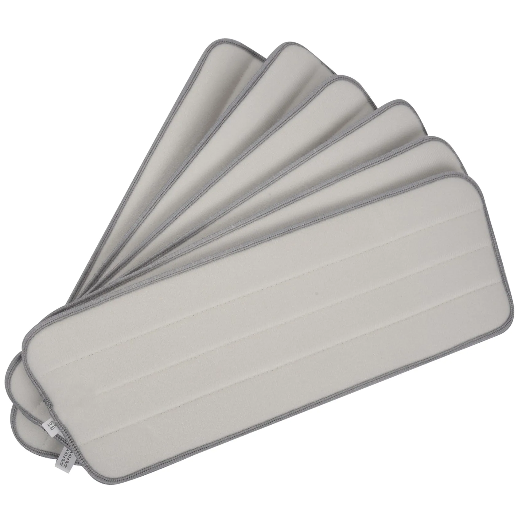 6 pacote almofadas mop molhado seco microfibra mop almofada de limpeza mop recargas cabeças substituição para a maioria dos esfregões spray e revela esfregões hy