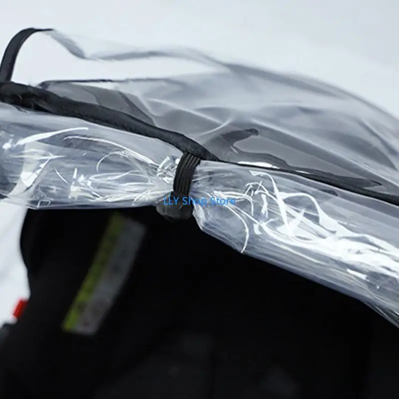 T8UD سيارة طفل لمقعد غطاء للمطر الغذاء الصف إيفا عربة الطقس درع مقاوم للماء يندبروف تنفس واضح معطف واق من المطر