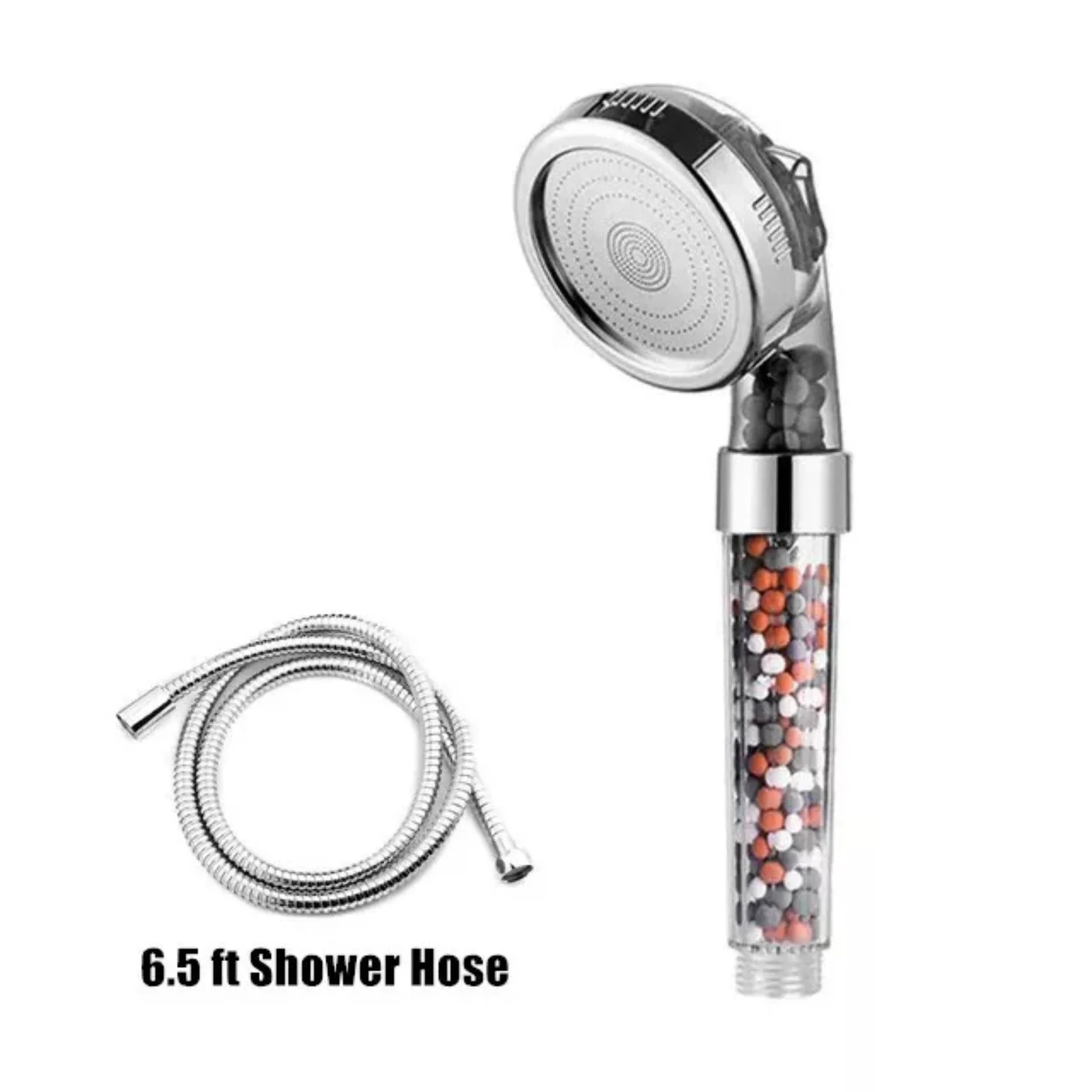 

Shower Head High Pressure 3 Settings Spray Handheld Shower heads with hose 6 Ft