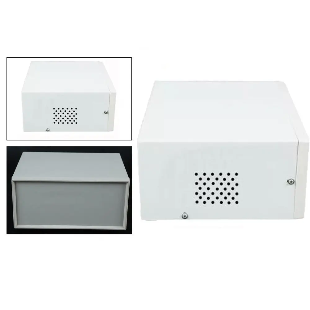 High Quality 200*160*80mm Enclosure Project Case Plastic&Iron Grey DIY Junction Box Electronics Enclosure Box