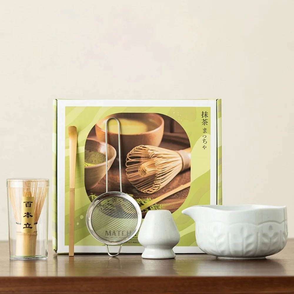 

Новая ручная керамическая чаша Matcha Chasen, держатель для чайной церемонии, чашка для заваривания Matcha, большая вместительная подставка для чайной щетки