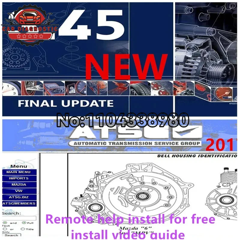 

Горячая новинка 2024 года, новейшая версия Auto.data 3.45 и atsg 2017, программное обеспечение для авторемонта + установка видеодомофона + удаленная установка, помощь бесплатно