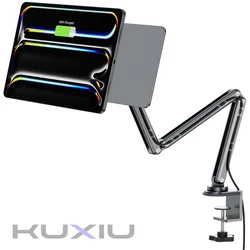 KUXIU X36PRO MAX Magnetic Wireless Charger Holder For iPad Pro 12.9/11in/M5/M4/iPad Air M2/M3,Aluminum Alloy Foldable ipad Stand