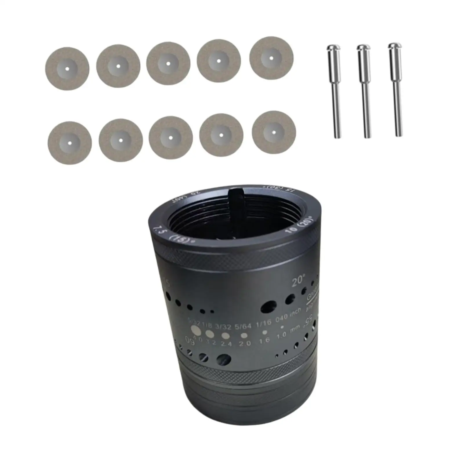 Welding Electrode Grinder Head Portable Multi Angled Holes TIG Welding Tool