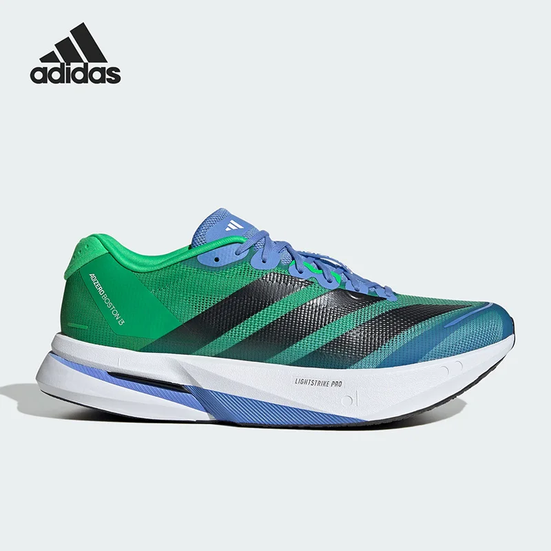 Adidas Authentic LA1207 Mens Racing Running Sneakers Fusion Blue Black Grey Lightstrike Pro Marathon Training Shoes
