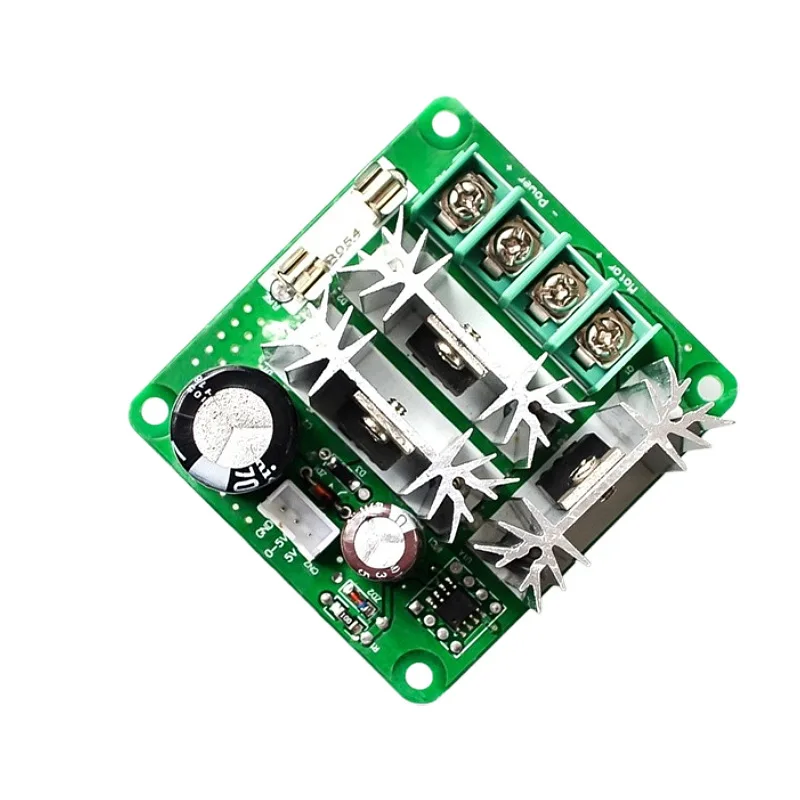 DC Motor Controller Stepless Speed Regulation 6V-90V Governor 15A PWM Adjustable Speed Conversion