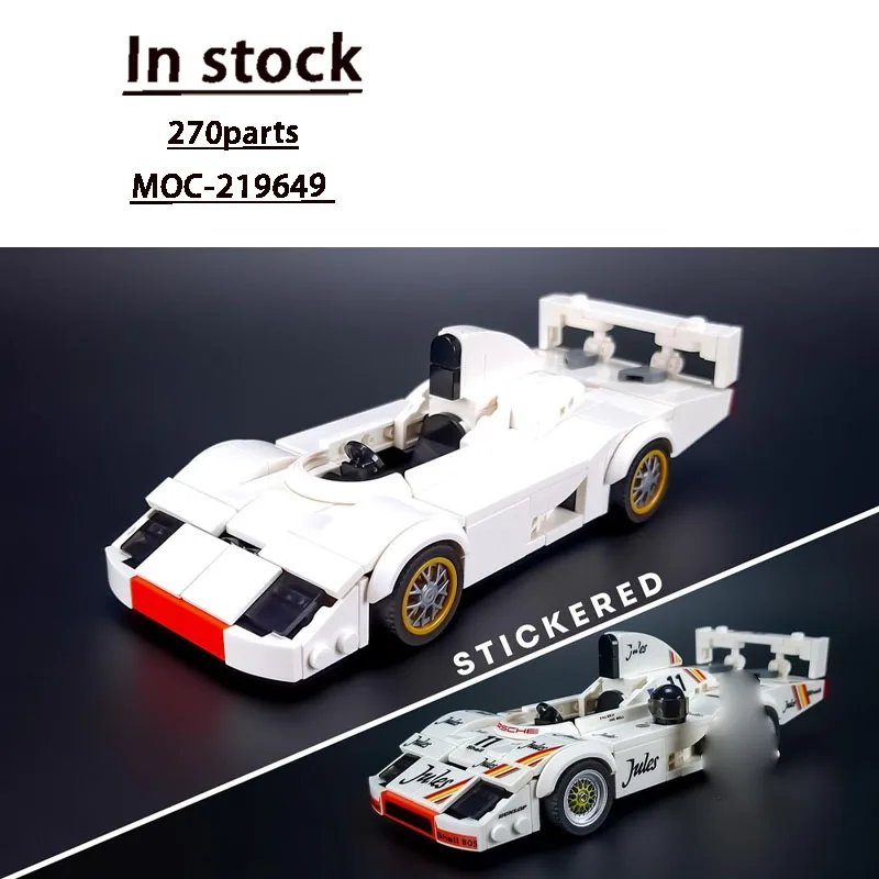 

MOC-219649Новые культовые трансформируемые спортивные автомобильные гоночные строительные блоки, 270, детали, детский строительный блок на день рождения для мальчиков, игрушка в подарок