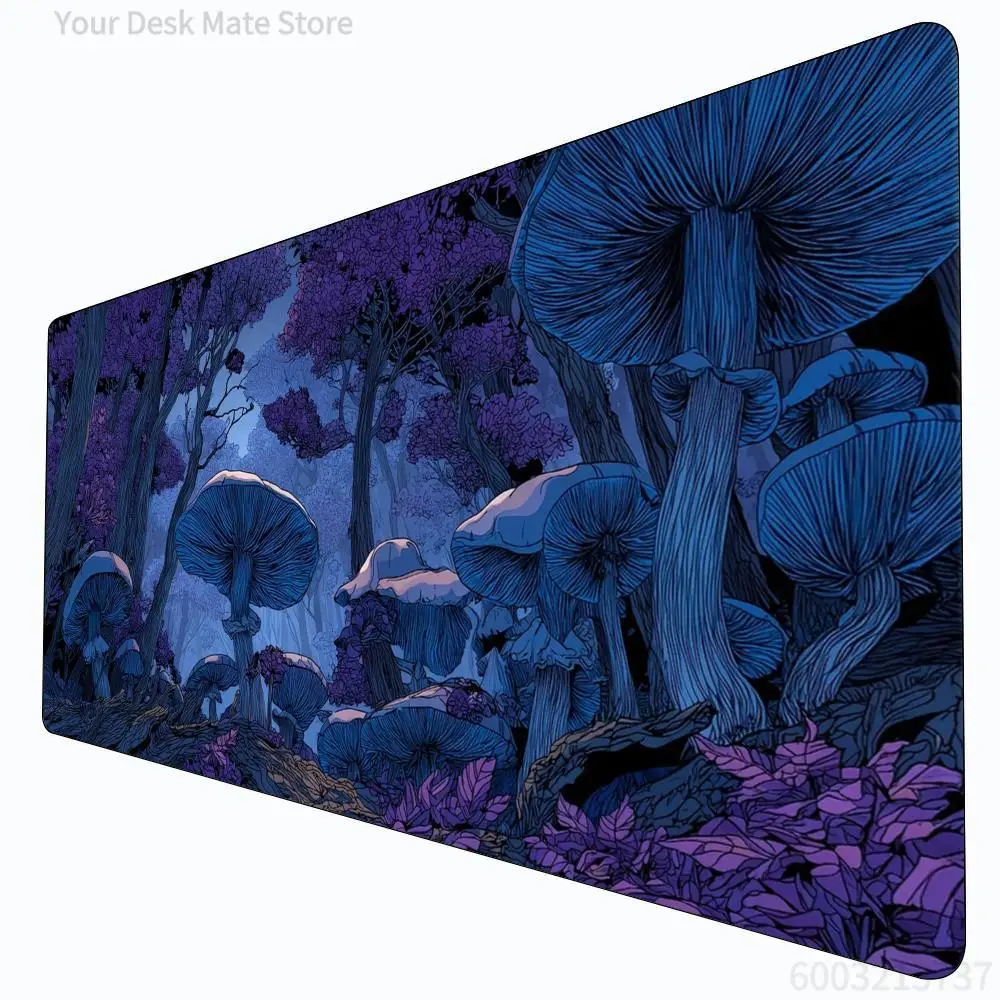 Fantasy Riesen-Pilzwald MTG Spielmatte Magic Card Battle Mat Rutschfest Langlebig 35X60CM Commander Spielmatte Tapete Magic MTG