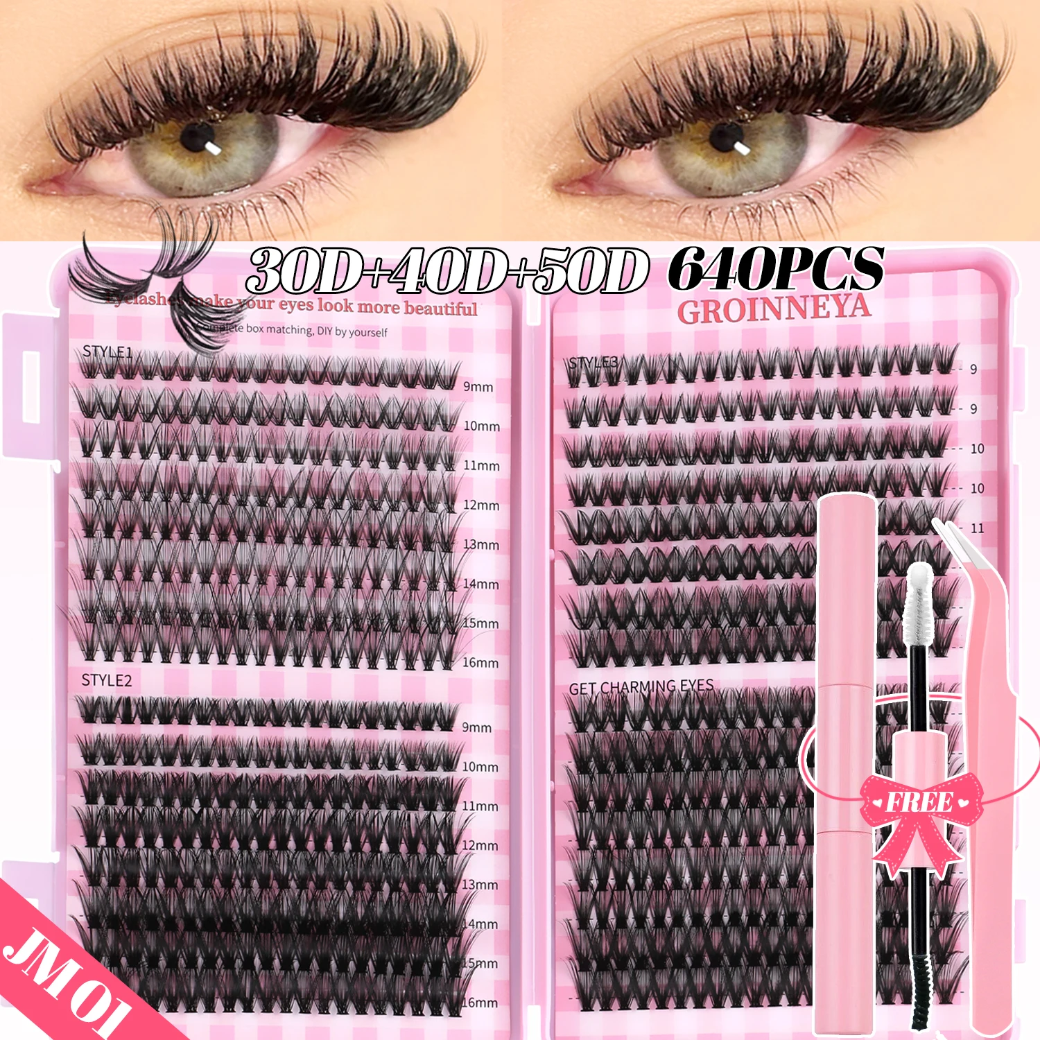 DIY Lash Clusters Set with Bond & Seal