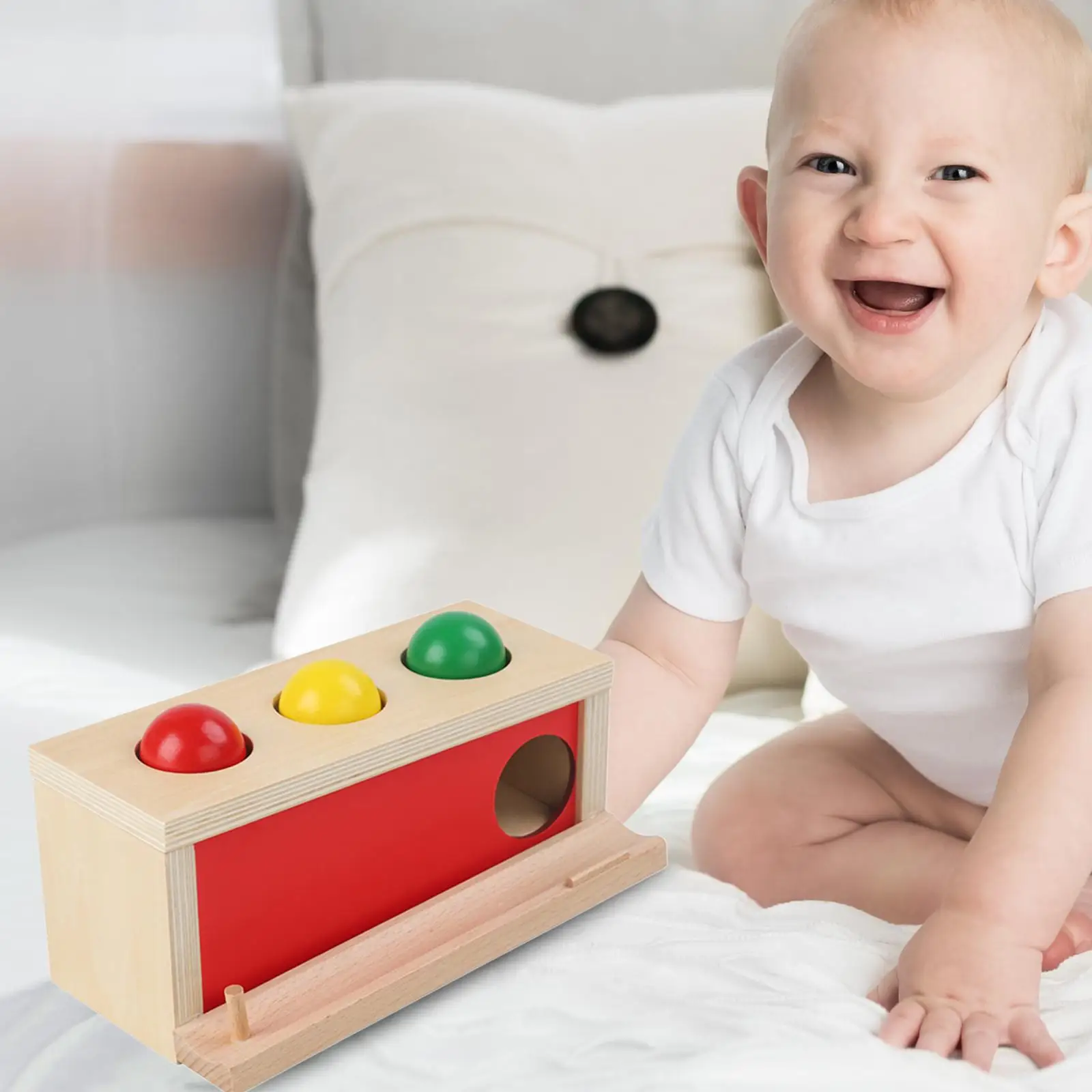 Wood Knocking Coordination Developmental Babies Preschooler Learning Material Toy