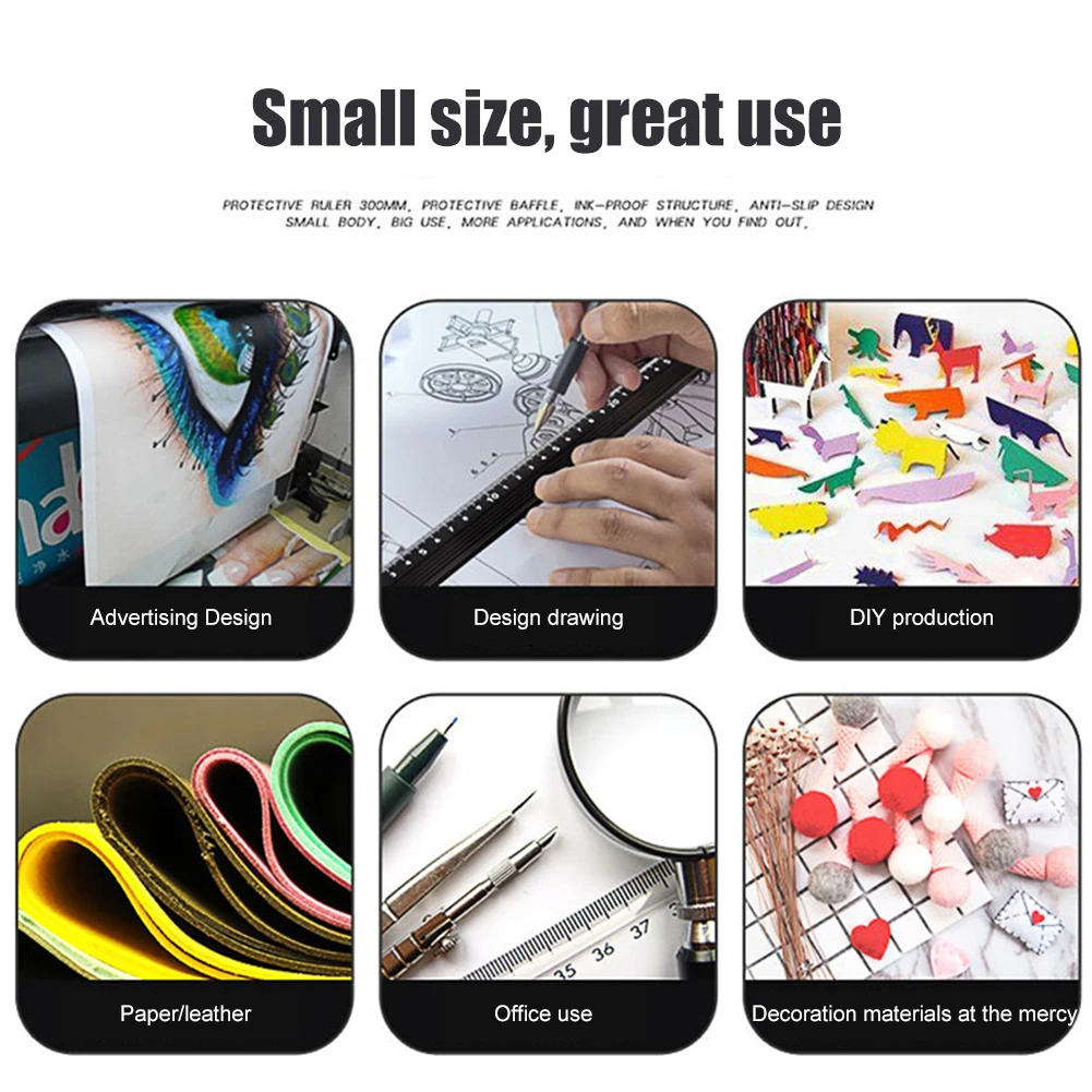 20CM 30CM 45CM Metal Ruler Laser Calibration Printing Scale Ruler Aluminum Triangle Scale Architect Engineer Technical Ruler