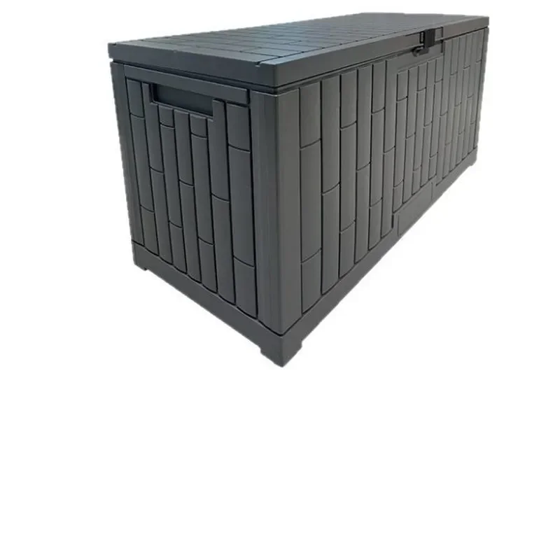 Outdoor Storage Cabinet Weatherproof Garden Tool Locker Sun Protection Courtyard Balcony Sundries Organizer Box for Patio - view 5