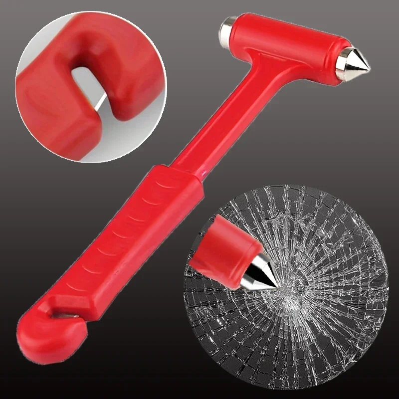 2 in 1 Auto Sicherheit Hammer Fenster Breaker Sicherheitsgurt Cutter Multifunktions Notfall Flucht Werkzeug Automobil Sicherheit Lebensrettende Hammer – Detail 5