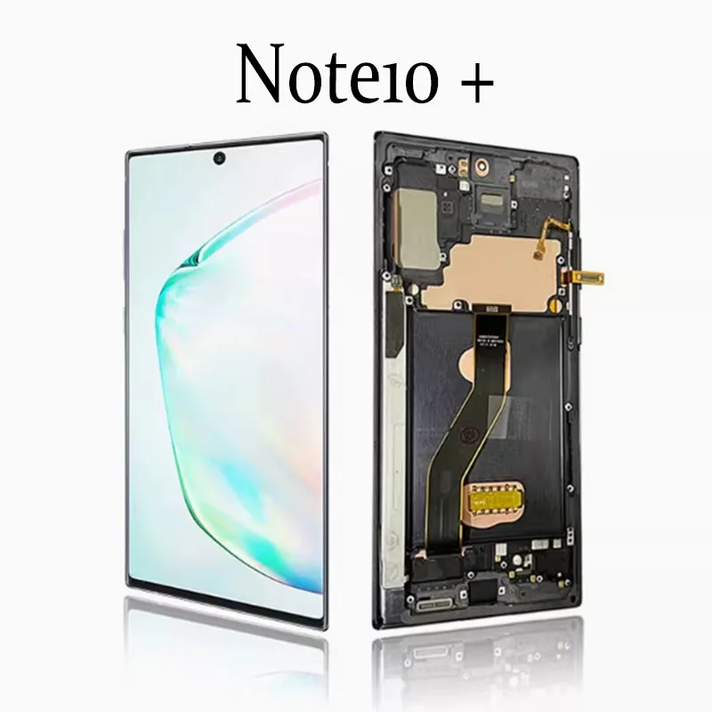 Suitable for Samsung Note10+ note10pro 10plus N975F LCD internal and external screen assembly