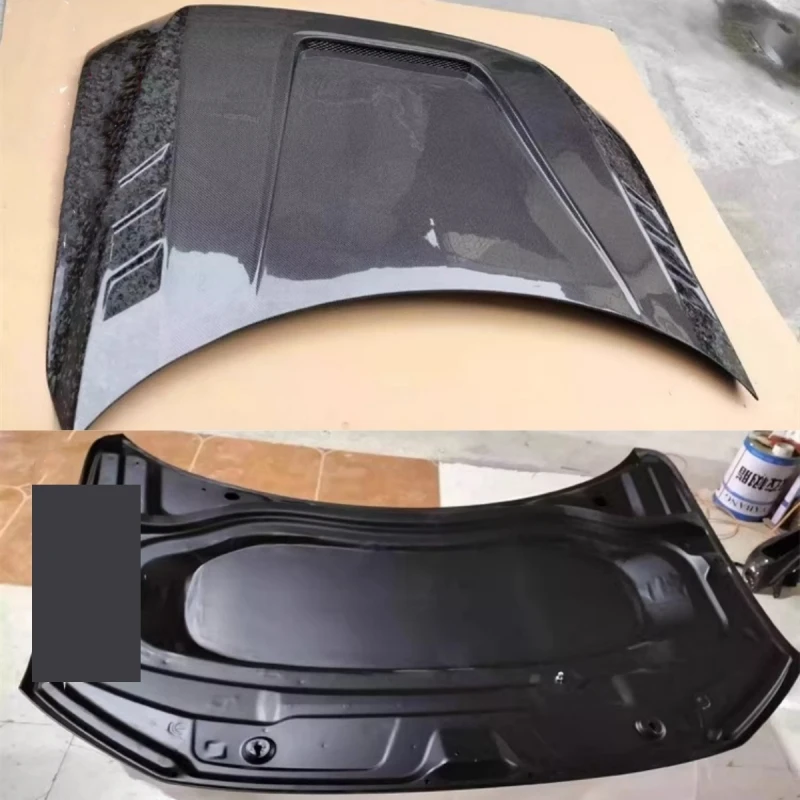 

For Volkswagen vw Tiguan L Modified Carbon Fiber Engine Cover Light Weight Bonnet New Style Car Engine Hood