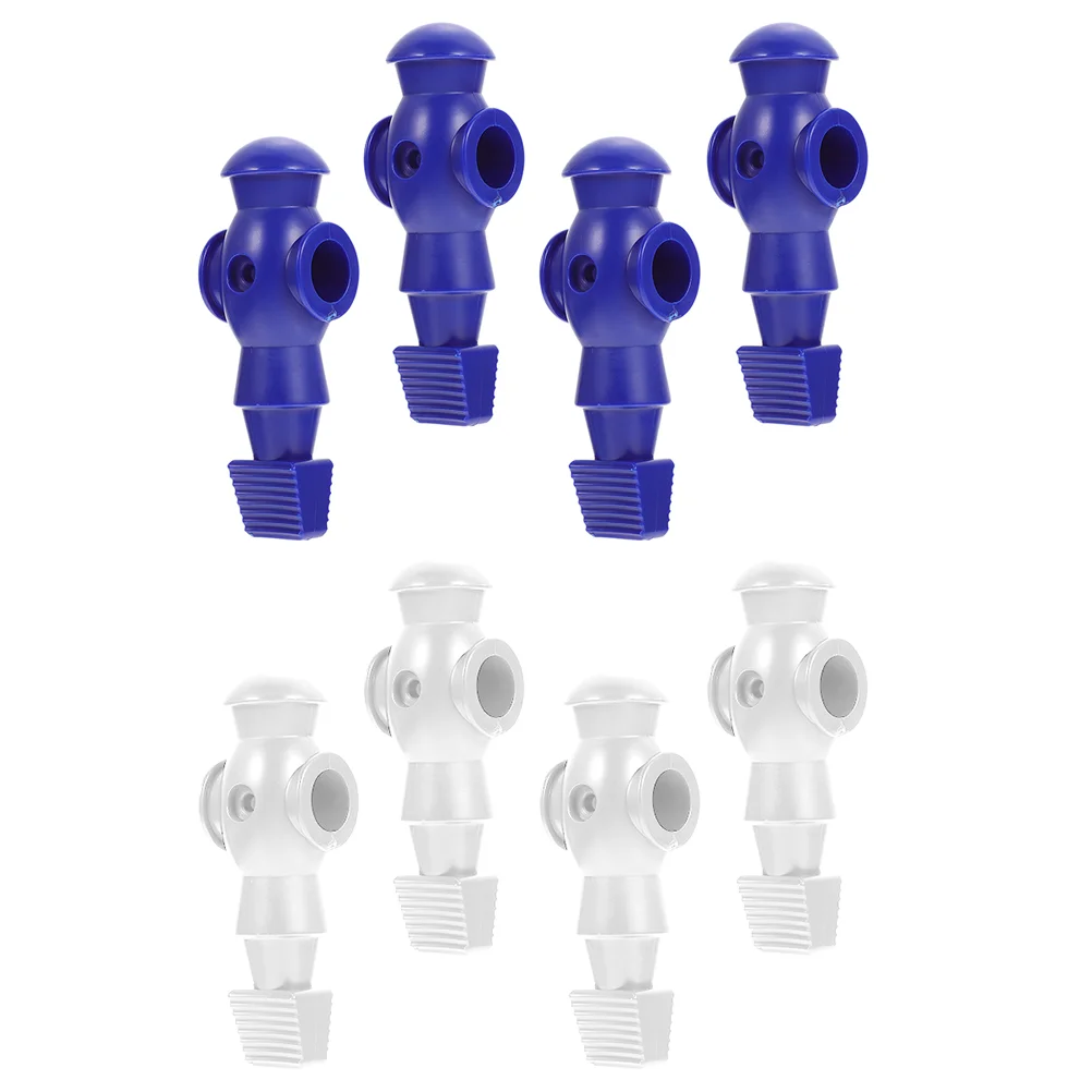 

8Pcs Foosball Table Parts Football Players Resin Replacement Figurine Standard Rods Gaming Accessories